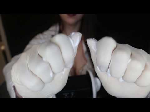 ASMR Latex gloves and lotion