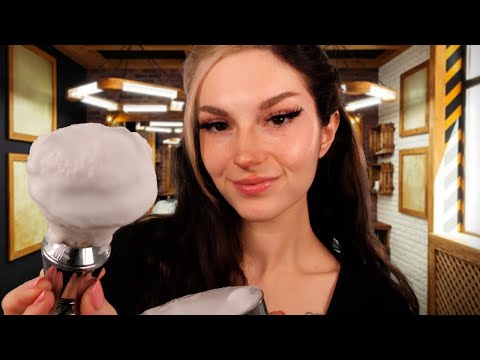 ASMR Relaxing Haircut & Shave | Lots of Pampering & Personal Attention