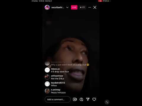 SoCalBarbie talking about why she’s always in hotels | IG Live