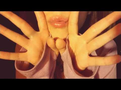 (( ASMR )) fast up close hand movements w mouth sounds for my tingle homies.