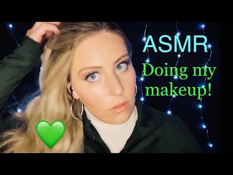 ASMR My makeup! GRWM 1.5x speed or we’d be here all day #asmr #asmrmakeup #asmrcommunity #asmrsounds