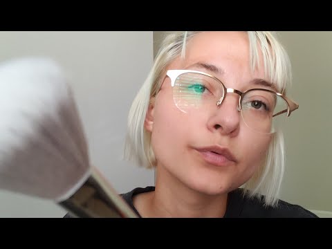 ASMR | Multiple Triggers for All Over Tingles w/ Plastic Tapping Skin Brushing Lip Gloss Application
