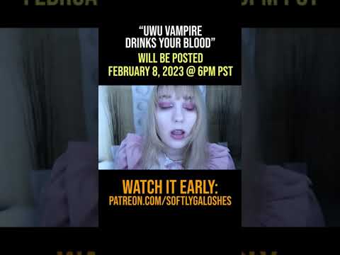 UwU vampire drinks your blood... ASMR teaser