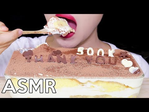 ASMR TIRAMISU Cake *Thank You 500K* 티라미수 리얼사운드 먹방 Eating Sounds