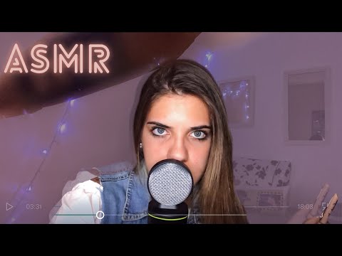 ASMR - Amiga Malvada Maquiando Você | Mouth Sounds, Câmera Touching