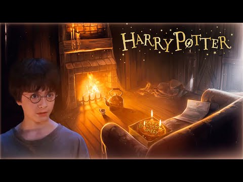 The Hut on the Rock 🍰 Harry's Birthday [ASMR] Harry Potter Inspired Ambience ⋄ Rain & Ocean Waves