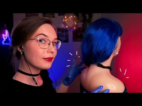EXTRA REALISTIC 👀 Hair Play and Shoulder Massage in GLOVES ⚡ ASMR