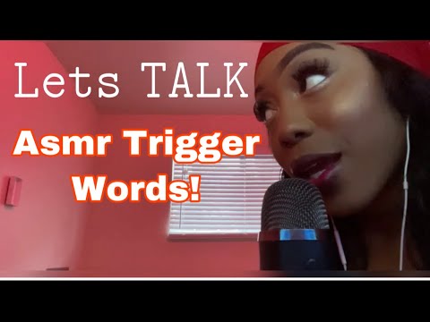 ASMR - Lets Talk ! Trigger Words 💕❤️@Queen Tanea