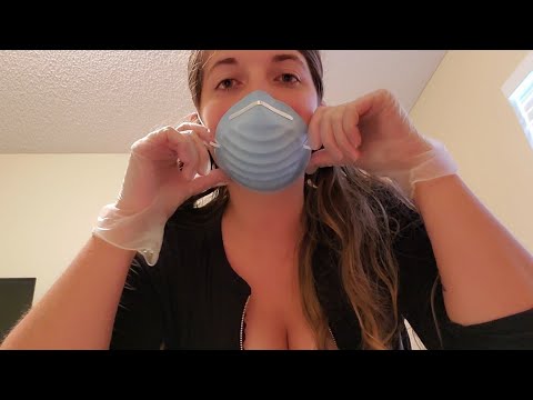 Cone Mask and Latex Gloves ASMR Request