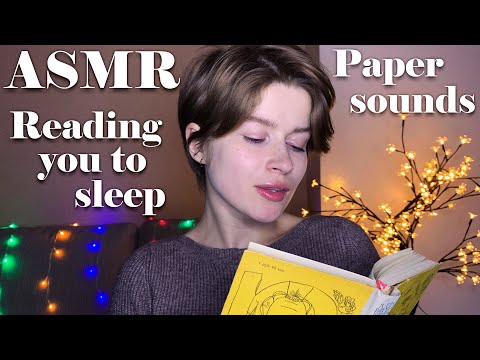 АСМР почитаю тебе перед сном сказку. Таппинг, звуки бумаги / ASMR fairytale reading. Paper sounds 📚💤