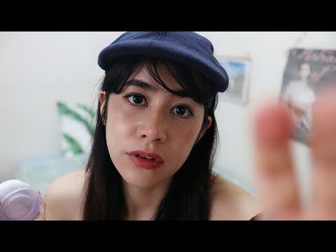 [ASMR] Girl Next Door Does Your Face Care ~ ❤️