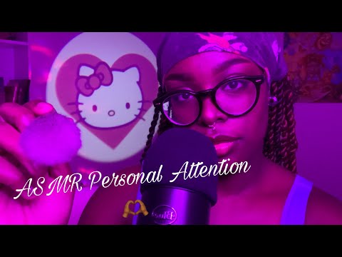 ASMR • Personal Attention 🫶🏾 (Mic Brushing & Mouth Sounds)