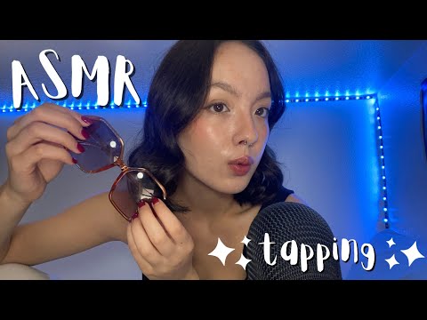 ASMR teeth and glasses tapping + hand sounds and mouth sounds