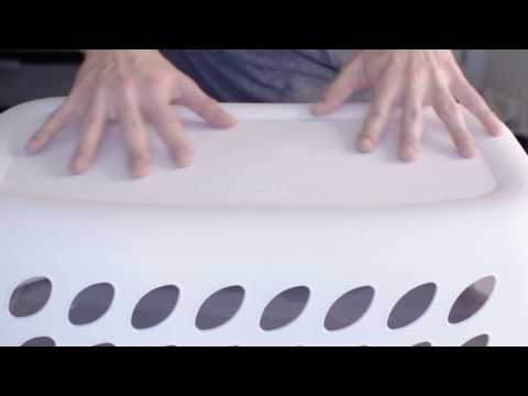 ASMR #80 - Tapping and scratching on plastic basket and pillow