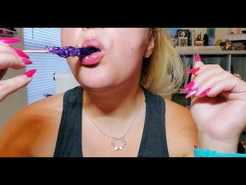 ASMR | Rock Candy Lollipop | Incredible Mouth Sounds!