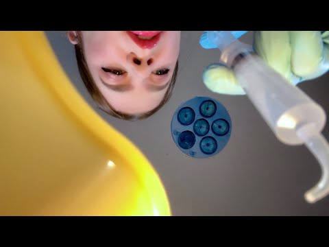 ASMR Hospital Ear Cleaning with You Lying Down | Fizzy Ear Drops | Extra Paper Drape Crinkles