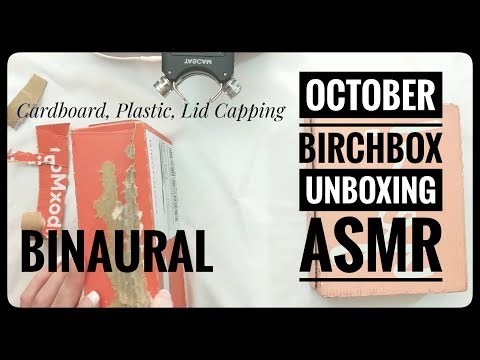 October Birchbox Unboxing ASMR