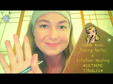 ASMR by P.A.R. ~ ASMR Reiki | Taking Notes for YOUR Healing | Tapping & Writing | *EXTREME TINGLES*