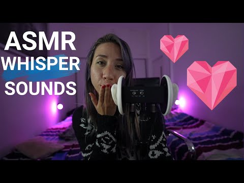 ASMR | WHISPERING SOUNDS | 3DIO| 4K TRIGGERS