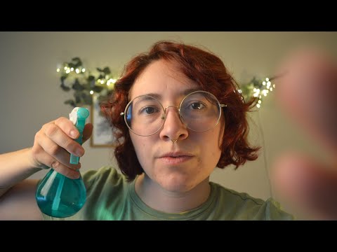 ASMR Gentle Anticipatory Triggers For A Great Sleep (scooping, face brushing & water sounds)