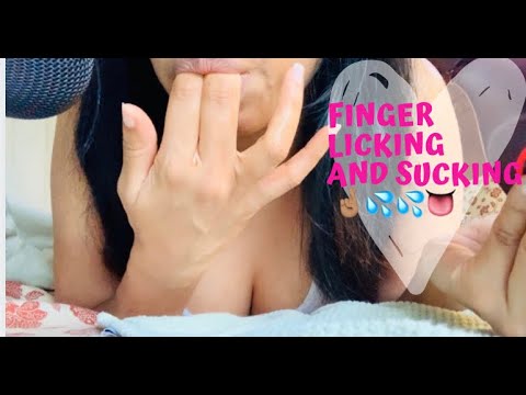 ASMR- Finger Sucking and Licking {Indian Girl}