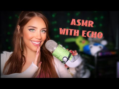 ✨TINGLY✨ Clicky whispers & triggers with mouth sounds (echo version 🫠) #asmrsleep #asmrtingles #fyp