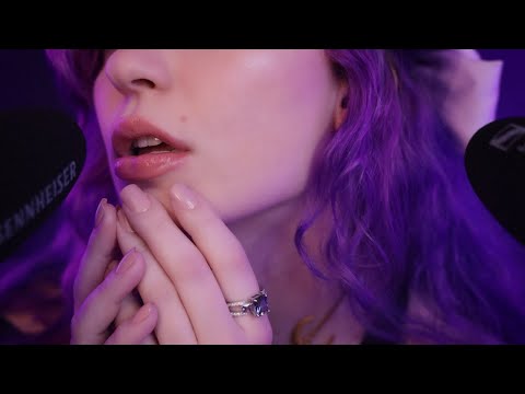 Close Up Overlapping Kisses & Mouth Sounds ♡ *:･ﾟ✧ ASMR