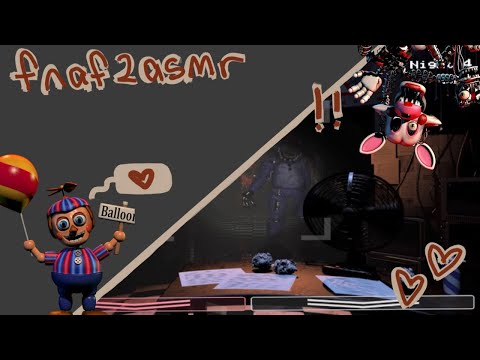 [ASMR] playing all five nights, fnaf 2, *no jump scares* very rambly :))