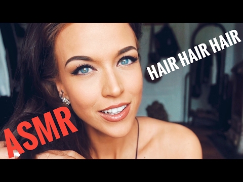 ASMR Gina Carla 💁🏻 Hair Brushing & Playing With My Hair/Comb! Some Whispering/Soft Talk!