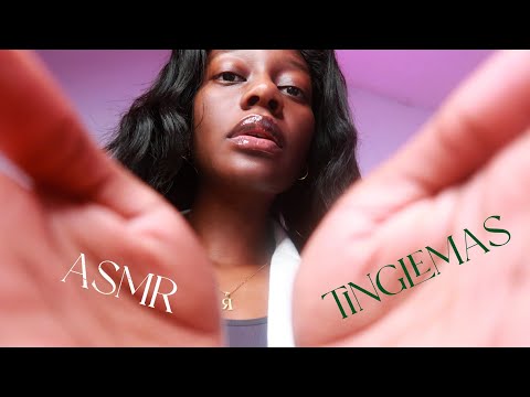 ASMR TINGLEMAS | Massaging Your Face w/ Oil + Glove Sounds
