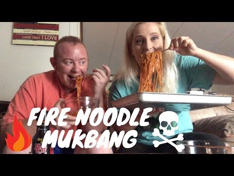 Fire Noodle Mukbang