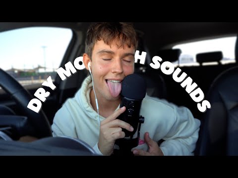 ASMR DRY MOUTH SOUNDS 😜 tik-tik, mouth popping, tongue clicking & more