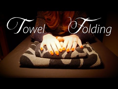 ASMR ♥︎ A Tribute to the Towel Folding Video ♥︎ Fabric Sounds/Whispering