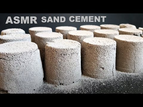 ASMR Satisfying Sand Cement Baking Soda Mix Crumbles #235