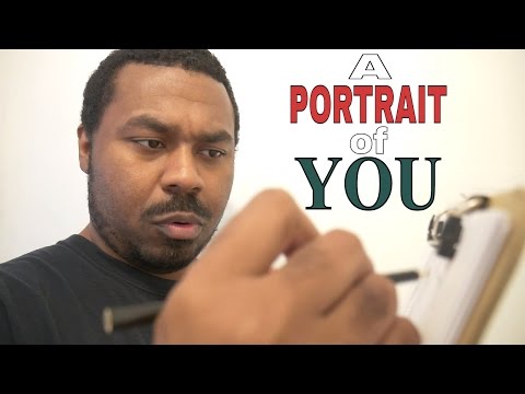 ✏️ ASMR Drawing YOU Roleplay | An ASMR Portrait Drawing | SKETCHING YOU with Colored Pencils