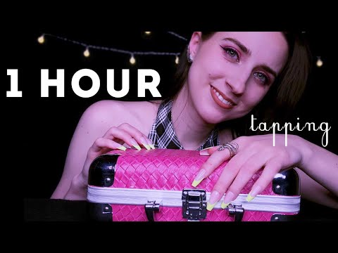ASMR 1H Tapping, Scratching, Hand Movements 💡 (whispered)