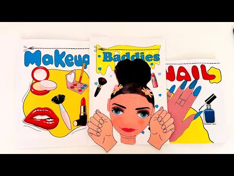 Roblox Makeup baddies Blind bag Compilation / ASMR / satisfying opening blind box / Handmade