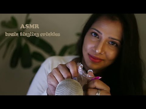 Indian ASMR | tickling your brain | crinkle sounds to sleep faster