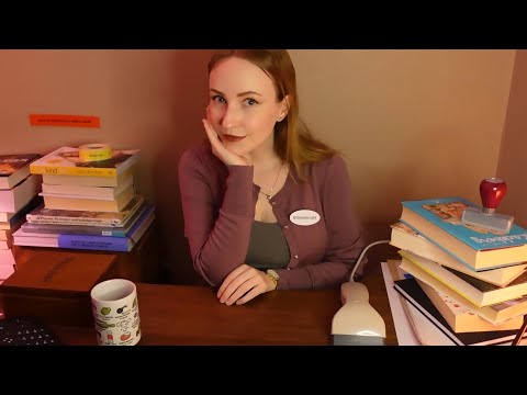 ASMR | Cozy Troll Library📚 Soft spoken Roleplay (Stamping, Scanning, Pages)❤️