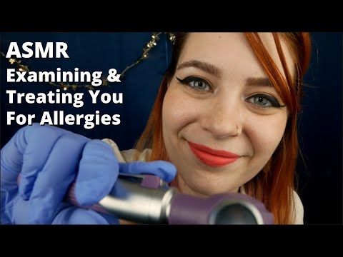 ASMR Doctor Examination + Treatment For Allergies | Soft Spoken Medical RP