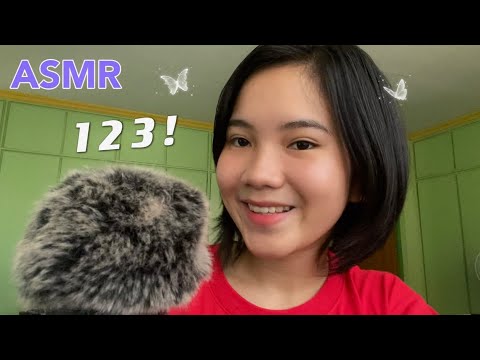 ASMR | Fast and Relaxing Air Tracing + Counting Numbers