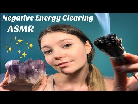 ASMR Negative Energy Clearing (Plucking Negative Energy, Positive Affirmations, Hand Movements)