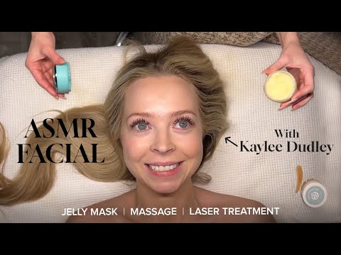 Kaylee Dudley ASMR Facial Part 2 | Jelly Mask, Dermaplaning, & Laser