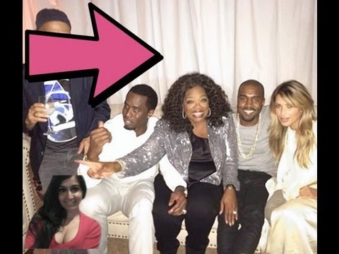 Kim Kardashian ditches her sisters hangs out with  Oprah and P Diddy - my thoughts