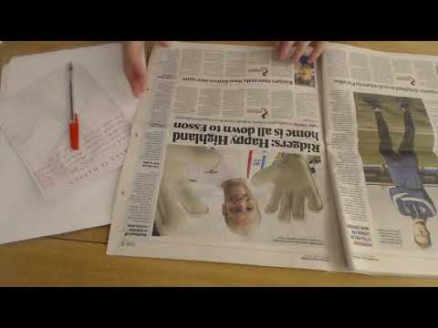 ASMR Sorting Through Newspapers Page Turning Whispering Intoxicating Sounds Sleep Help Relaxation