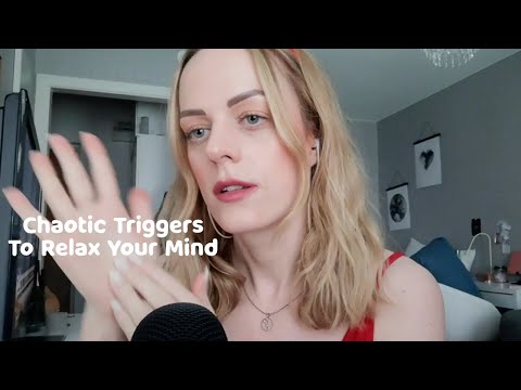 ASMR | Chaotic Fast Aggressive Tapping & Scratching, Pay Attention, Nail Tapping, Collarbone Tapping