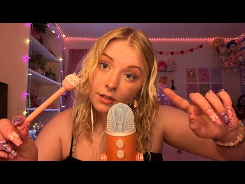 ASMR Personal Attention and Pampering, Sharp vs Soft, Plucking, and Love Affirmations 🩷✨