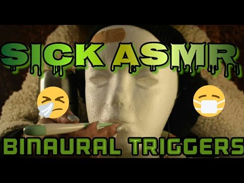 ASMR NO TALKING: Doctor Quack *tries* to cure you! 😷🤧 | 21 BINAURAL Triggers