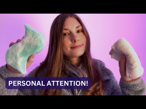 ASMR Checking You + Cleaning Your Face After A Fall (Personal Attention, Roleplay)