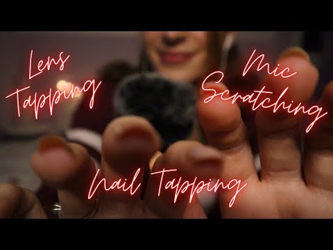 ASMR | FAST MIC SCRATCHING, NAIL TAPPING and LENS TAPPING